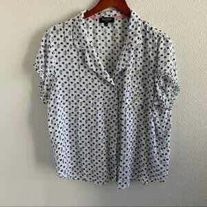 Juicy Couture Sleep Black Label PJ Top Logo Repeat XL